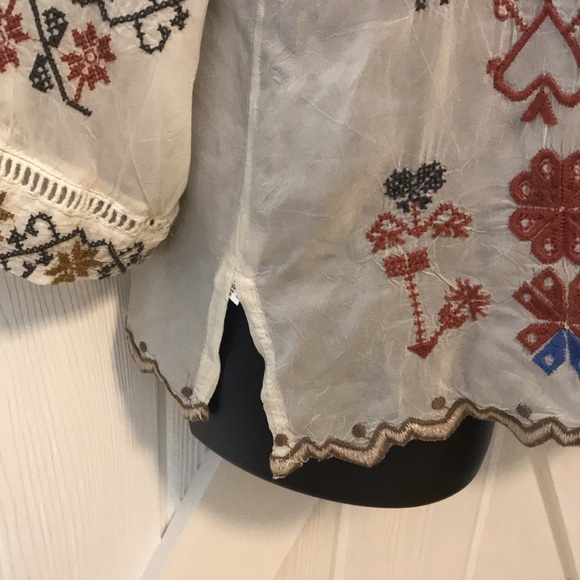 Johnny Was Canterie Embroidery Blouse - Picture 4 of 11